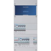 Groepenkast Hager VKG42E-FT 6-groepenverdeler met fornuisgroep - beltransformator en hoofdschakelaar 2x ALS 30mA 1-fase - thumbnail