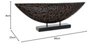 Decoratieve figuren Home ESPRIT Bruin Zwart Koloniaal 66 x 8 x 23 cm - thumbnail