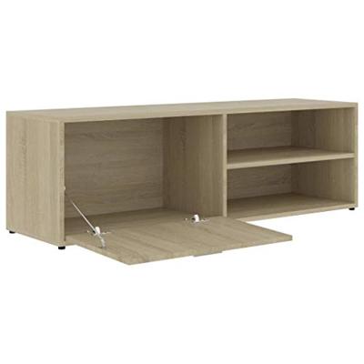 Tv-meubel 120x34x37 cm spaanplaat sonoma eikenkleurig