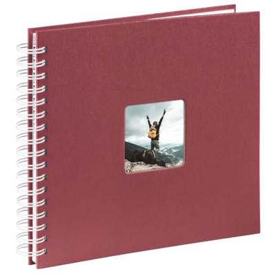 Hama Spiraalalbum Fine Art 28x24 Cm 50 Witte Pagina's Bordeaux - thumbnail