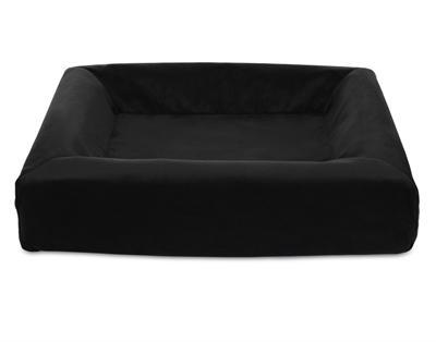 Bia bed royal fluweel hoes hondenmand zwart