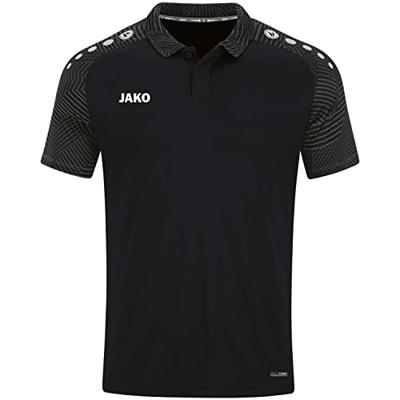 JAKO 6322K Polo Performance Kids - Zwart/Antra Light - 140