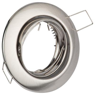 Kantelbare Inbouwspot GU10 Armatuur - Rond Chroom Aluminium Ø82mm
