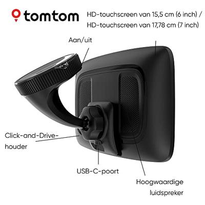 TomTom TT GO EXPERT Plus EU 6 Navigatiesysteem voor vrachtwagens 15.24 cm 6 inch TomTom TT GO EXPERT Plus EU 6 Navigatiesysteem voor vrachtwagens 15.24 cm 6 inch