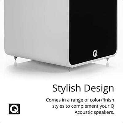 Q Acoustics Q B12 - Subwoofer - Mat Wit Q Acoustics Q B12 - Subwoofer - Mat Wit