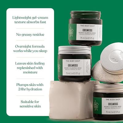 The Body Shop Edelweiss Bouncy Sleeping Mask 75 ml