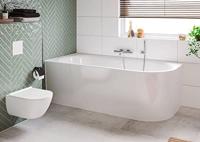 Ben Lavion thermostatische badkraan geborsteld nikkel - thumbnail