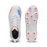 PUMA Future 8 Play Gras / Kunstgras Voetbalschoenen (MG) Kids Wit Felrood Blauw - thumbnail