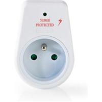 Stekkerdoos met Overspanningsbeveiliging | 1-weg | France / Type-E (CEE 7/6) | Wit | 1 stuks - EXSO100SPE1WT - thumbnail