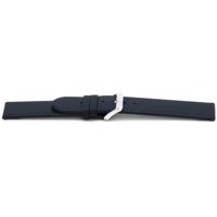 Horlogeband Universeel G607 Leder Blauw 20mm - thumbnail