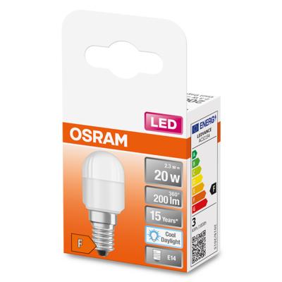 OSRAM HOMELIGHTING 4058075432789 LED-lamp Energielabel F (A - G) E14 Peer 2.3 W = 20 W Neutraalwit (Ø x l) 25 mm x 58 mm 1 stuk(s)
