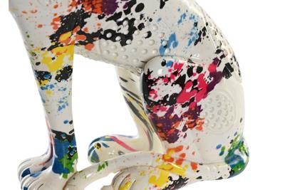 Decoratieve figuren DKD Home Decor Wit Multicolour Luipaard Modern 16 x 8 x 25 cm Decoratieve figuren DKD Home Decor Wit Multicolour Luipaard Modern 16 x 8 x 25 cm