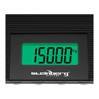 Steinberg Systems SBS-PS-1500 dierenweegschaal 150 kg / 50 g antislipmat LCD vloerweegschaal kleine dierenweegschaal veterinaire weegschaal - thumbnail
