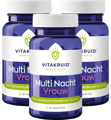 Vitakruid Multi Nacht Vrouw 100% Vegan 30 Vitakruid Multi Nacht Vrouw 100% Vegan 30