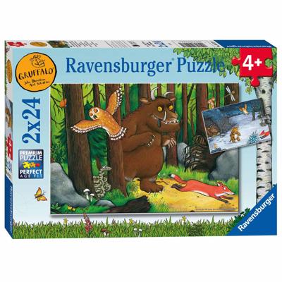 Ravensburger puzzel the gruffalo - twee puzzels - 24 stukjes - kinderpuzzel