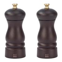 Peugeot Clermont peper- en zoutmolenset Chocolat -13cm - thumbnail
