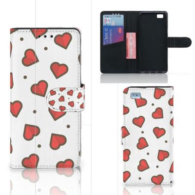 Huawei Ascend P8 Lite | Telefoon Hoesje | Hearts