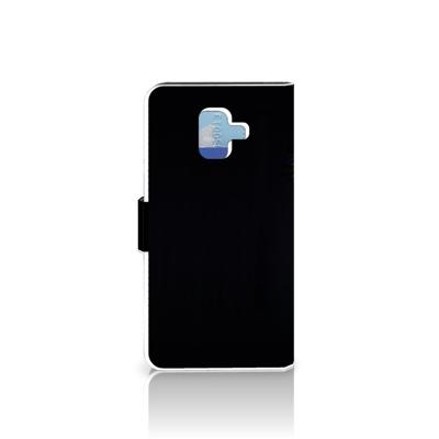 Samsung Galaxy A6 2018 Telefoonhoesje met Pasjes Papegaai