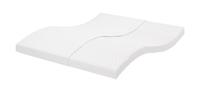 Schuimmatras 7 zones hardheid 20 ILD 160x220 cm wit - thumbnail