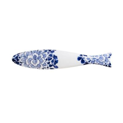 ROYAL DELFT - Blue Herring - Haring Flower Bed