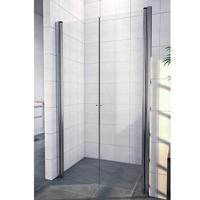 Wiesbaden dubbele pendeldeur in nis 1000x2000 6 mm NANO glas - thumbnail
