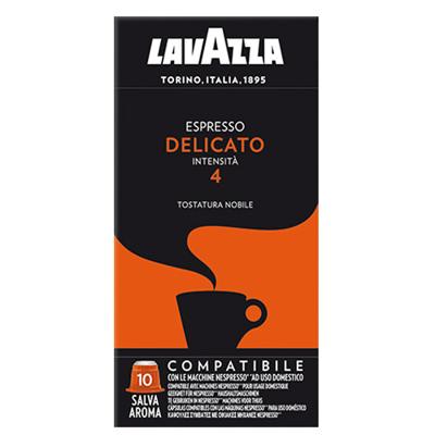 Lavazza Delicato Koffiecapsule Dark roast 10 stuk(s) Lavazza Delicato Koffiecapsule Dark roast 10 stuk(s)