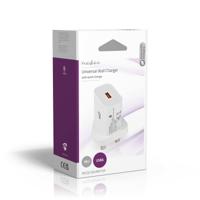 Nedis WCQC302AWTUK Oplader Snellaad Functie Qc3.0 3.0 A Outputs: 1 Usb-a 18 W Automatische Voltage Selectie - thumbnail