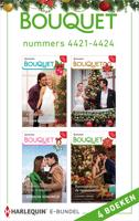 Bouquet e-bundel nummers 4421 - 4424 - Sharon Kendrick, Yvonne Lindsay, Caitlin Crews, Fleur van Ingen - ebook - thumbnail
