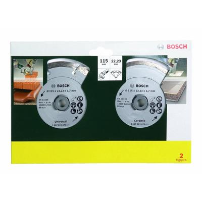 Bosch Accessories Dia-SS Turbo 115mm 2 stuks Bosch Accessories Dia-SS Turbo 115mm 2 stuks