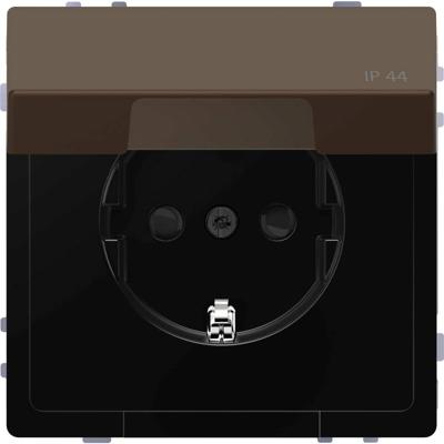 Merten MEG2314-6052 Wandcontactdoos System Design Mokka 1 stuk(s)