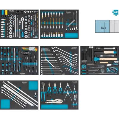 HAZET Basisassortiment voor VW AUDI 0-2500-163/242 · 242-delig