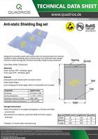 Quadrios ESD-zakje Afschermend ESD-codeletter S 35 stuk(s) - thumbnail