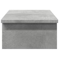VidaXL Monitorstandaard 50x27x15 cm bewerkt hout betongrijs - thumbnail
