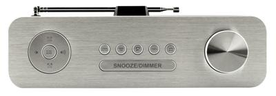 Soundmaster DAB700WE Persoonlijk Analoog & digitaal Zilver, Wit