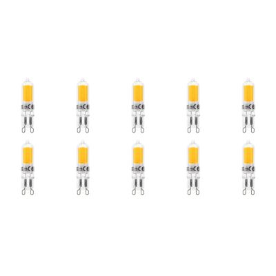 LED Lamp 10 Pack - Aigi - G9 Fitting - 2.2W - Warm Wit 3000K | Vervangt 25W