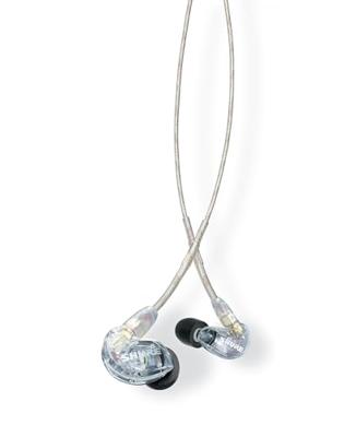 Shure SE215 PRO bedrade oordopjes - Professionele geluidsisolerende oortelefoons, helder geluid en diepe bas, enkele dynamische microdriver, veilige pasvorm in ear monitor, plus draagtas en passet -