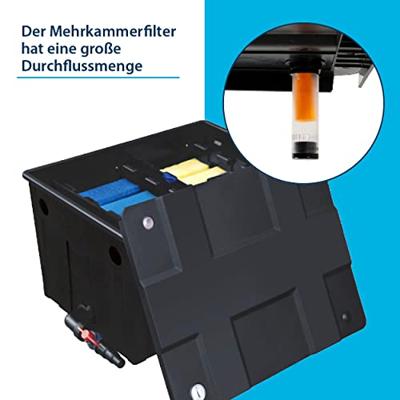 Aquaforte MBF-550 Meerkamerfilter voor Heldere Vijvers met UV-C Compatibiliteit - Eenvoudig Onderhoud - thumbnail
