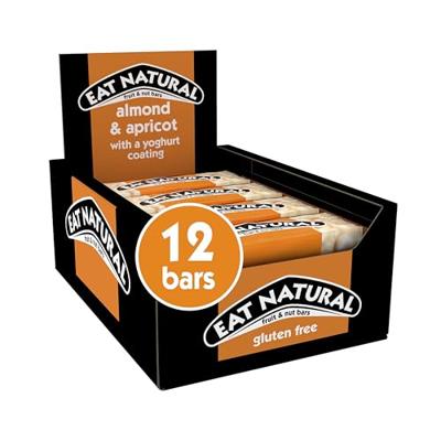 Eat Natural amandel & abrikoos met yoghurt laagje (12x 40gr)