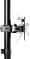 SpeaKa Professional SP-MM-420 Monitorbeugel Aantal monteerbare displays: 2 Display(s) 33,8 cm (13,3) - 81,3 cm (32) Zwart Kantelbaar, Zwenkbaar, Draaibaar, In - thumbnail