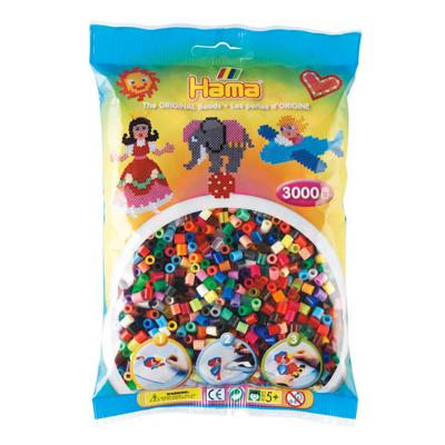 Hama strijkkralenmix - totaal (201-68), 3000st.