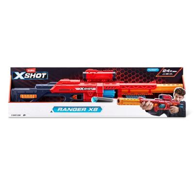 XSHOT Excel Red Range X8 blaster met 24 darts