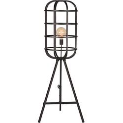 LABEL51 Vloerlamp 'Twine', Metaal, 145cm, kleur Zwart