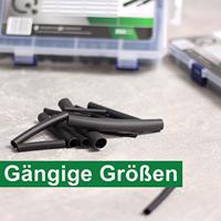 Quadrios 201711CA002 Krimpkous assortiment Zwart Krimpverhouding:3:1 1 set(s) - thumbnail