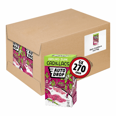 Autodrop mixdoos zure cadillacs (6x 270gr)