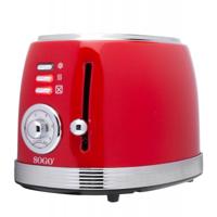 SOGO Human Technology Broodrooster Controlelampje, Toastfunctie Rood (metallic) - thumbnail