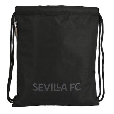 Rugtas met Koordjes Sevilla Fútbol Club Teen 35 x 40 x 1 cm Zwart Rugtas met Koordjes Sevilla Fútbol Club Teen 35 x 40 x 1 cm Zwart