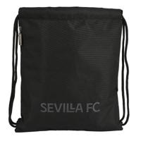 Rugtas met Koordjes Sevilla Fútbol Club Teen 35 x 40 x 1 cm Zwart - thumbnail