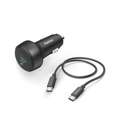 Hama Autolaadstation 25.00 W USB-C stekker USB PD Zwart Auto USB Power Delivery (USB-PD)