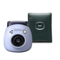 Fujifilm INSTAX PAL digital camera, Lavender Blue + printer SQUARE Link, Green - thumbnail