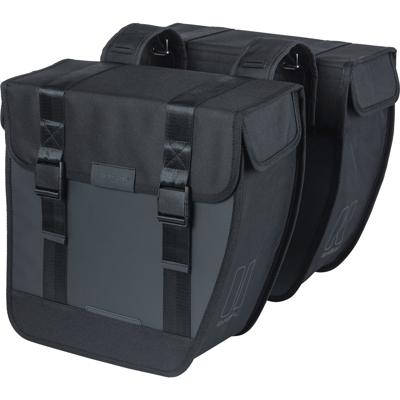 Dubbele fietstas Basil Tour Waterproof XL 35 liter 34 x 14 x 34 cm - zwart